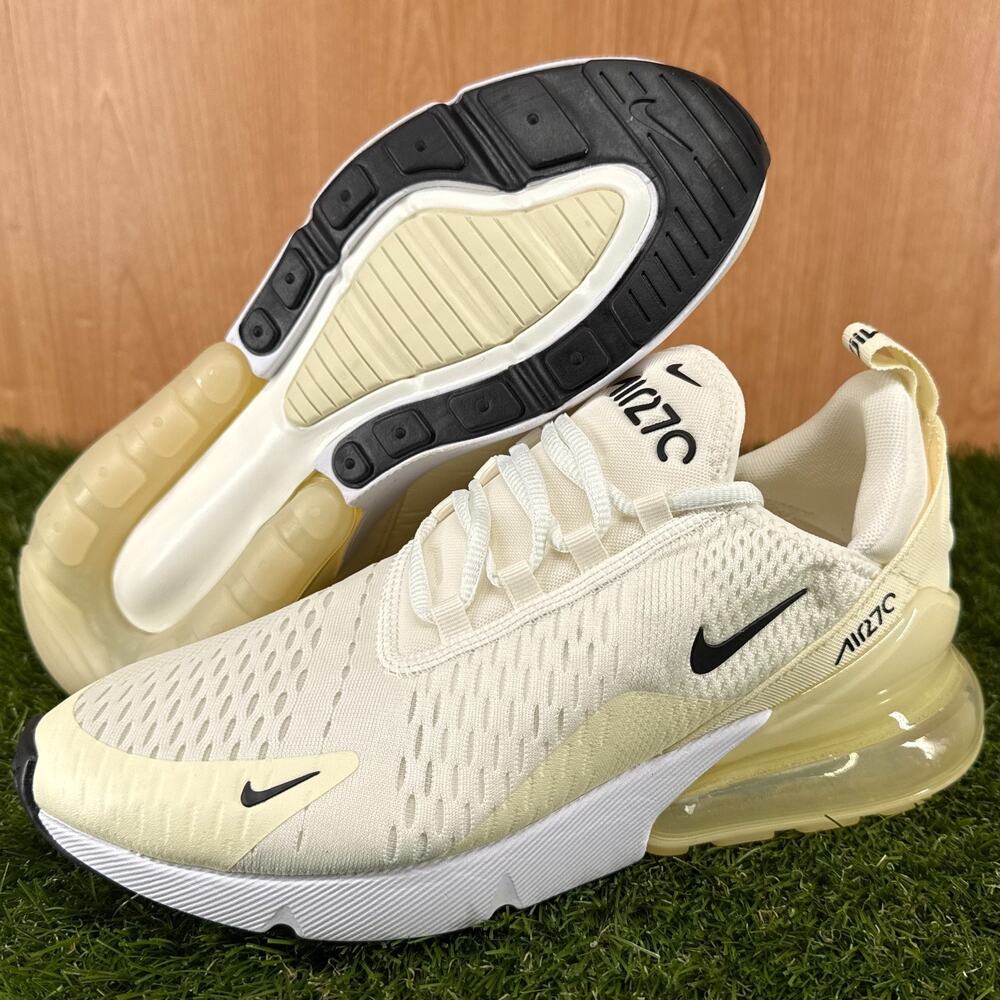 Nike Air Max 270 Sail Coconut Milk AH6789-124 Women’s 9 / Men’s 7.5 NWOB